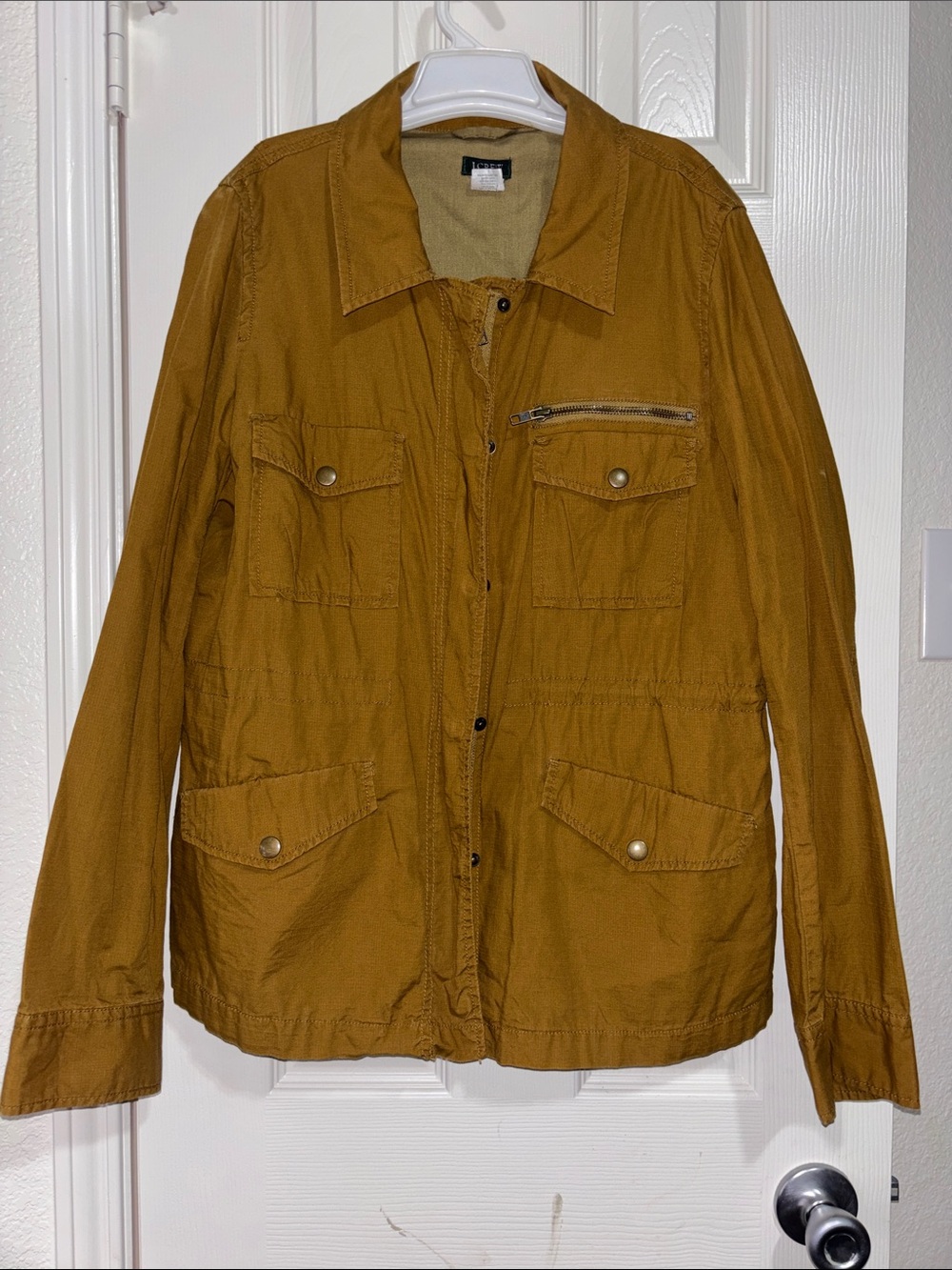 J. Crew Women's Field Jacket - Mustard Brown